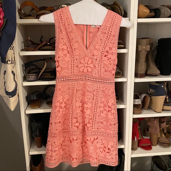 Alice + Olivia Zulu pink lace dress - Picture 3 of 8